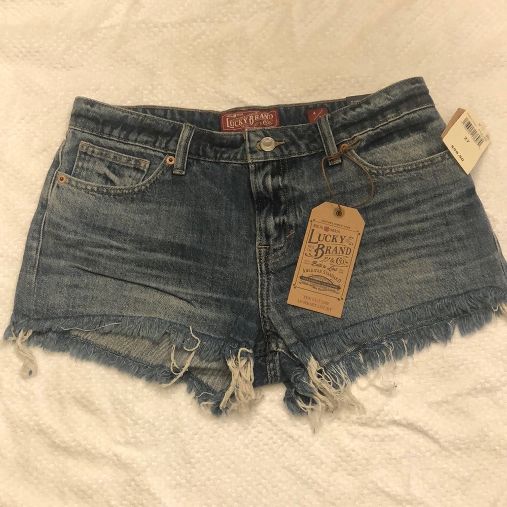 Lucky Brand Cut Off Denim Shorts